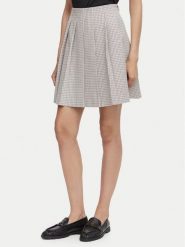 HUGO Spódnica plisowana Ranike 50566905 Beżowy Regular Fit. Brązowe spódnice damskie Hugo, bez wzorów, z bawełny. Za 764.99 zł.