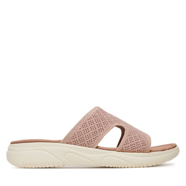 Klapki Clara Barson. Czerwone klapki damskie Clara Barson, bez wzorów, bez obcasa, bez zapięcia. Za 119.99 zł.