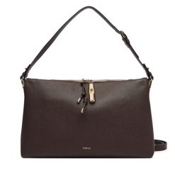 Torebka Furla. Brązowe torebki klasyczne damskie Furla, bez dodatków. Za 1,484.00 zł.