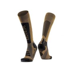 Skarpetki damskie X-Socks Helixx Gold 4.0. Brązowe skarpetki damskie X Socks, bez wzorów. Za 275.90 zł.