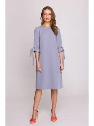 Stylove Sukienka w kolorze szarym rozmiar: XL. Szare sukienki damskie Stylove, bez wzorów, bez ramiączek. Za 233.87 zł.