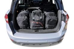 Torby Do Bagażnika Ford Kuga 2008-2012 4Szt Kjust. Czarne torby podróżne KJUST, bez wzorów, z kauczuku. Za 1,226.00 zł.