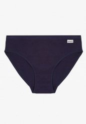 Granatowe Bawełniane Majtki Typu Figi Lanadwen. Niebieskie figi Renee, bez wzorów, z bawełny. Za 4.99 zł.