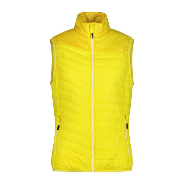 Kamizelka damska turystyczne CMP 31Z5376A. Żółte kamizelki damskie CMP, xs, bez wzorów, bez kaptura. W wyprzedaży za 234.99 zł.