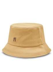 Tommy Hilfiger Kapelusz Distinct Rain Bucket Hat AW0AW16781 Beżowy. Brązowe kapelusze damskie Tommy Hilfiger, bez wzorów, z materiału. Za 209.99 zł.