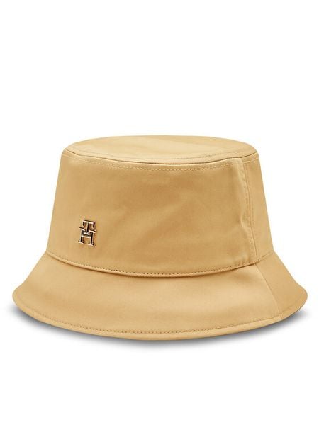 Tommy Hilfiger Kapelusz Distinct Rain Bucket Hat AW0AW16781 Beżowy. Brązowe kapelusze damskie Tommy Hilfiger, bez wzorów, z materiału. Za 159.99 zł.