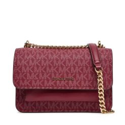 Torebka MICHAEL Michael Kors. Czerwone torebki wieczorowe damskie MICHAEL Michael Kors, bez wzorów, bez dodatków. Za 809.99 zł.
