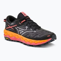 Buty do biegania damskie Mizuno Wave Mujin 10. Czarne obuwie sportowe damskie Mizuno, bez zapięcia, do biegania, mizuno wave. Za 429.99 zł.