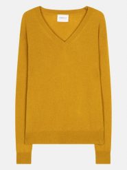 Perfect Cashmere Kaszmirowy sweter "Kalie" w kolorze musztardowym rozmiar: XL. Żółte swetry klasyczne damskie Perfect Cashmere, xl, z kaszmiru, bez kołnierzyka. Za 260.96 zł.