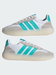 Adidas Sneakersy "Barreda Decode Mercedes" w kolorze białym rozmiar: 44 2/3. Białe obuwie sportowe damskie Adidas, z materiału, bez zapięcia. Za 194.95 zł.
