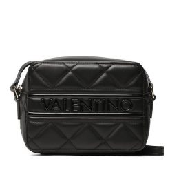 Torebka Valentino. Czarne listonoszki damskie Valentino, bez wzorów, bez dodatków. Za 289.99 zł.