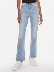 Tommy Jeans Jeansy Maddie DW0DW17609 Niebieski Straight Fit. Niebieskie jeansy damskie Tommy Jeans. W wyprzedaży za 299.99 zł.