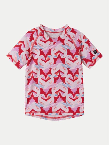 Reima Koszulka do pływania Pulikoi 5200134B Czerwony. Czerwone koszulki i t-shirty dziewczęce Reima, bez wzorów, z syntetyku, bez kołnierzyka, bez ramiączek. Za 109.99 zł.