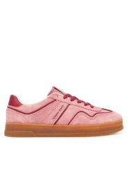 Tommy Jeans Sneakersy The Greenwich EN0EN02806 Różowy. Czerwone obuwie sportowe damskie Tommy Jeans, z jeansu, bez zapięcia. Za 289.99 zł.