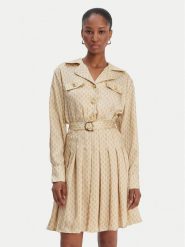 Marciano Guess Sukienka codzienna 6RGK30 7435A Beżowy Regular Fit. Brązowe sukienki damskie Marciano Guess, z aplikacjami, z syntetyku, bez ramiączek. Za 1,109.00 zł.