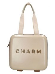 Charm Kosmetyczka w kolorze beżowym - 32 x 30 x 18 cm rozmiar: onesize. Brązowe kosmetyczki damskie Charm, bez wzorów, z materiału. Za 173.99 zł.