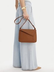 GINO ROSSI Torebka C-KY117 Brązowy. Brązowe torebki klasyczne damskie Gino Rossi, z materiału, bez dodatków. Za 199.99 zł.