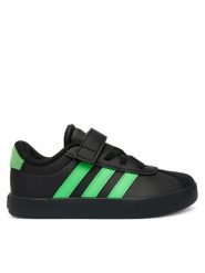 Adidas Sneakersy Vl Court 3.0 Skateboarding Shoes Kids KK4548 Czarny. Czarne buty sportowe chłopięce Adidas, ze skóry, bez zapięcia. Za 199.99 zł.