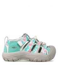 Keen Sandały Newport H2 1026267 Niebieski. Niebieskie sandały dziewczęce Keen, z materiału, bez obcasa, bez zapięcia. Za 209.00 zł.