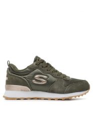 Skechers Sneakersy Og 85 Gold'N Gurl 111/OLV Zielony. Zielone obuwie sportowe damskie Skechers, z materiału, bez zapięcia. Za 229.00 zł.