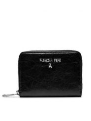 Patrizia Pepe Portfel 2Q8512/L131-K103 Czarny. Czarne portfele damskie Patrizia Pepe, bez wzorów, ze skóry. Za 629.99 zł.