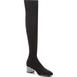 Muszkieterki SCA'VIOLA - B-89 Black. Czarne kozaki damskie Sca'viola, z materiału. W wyprzedaży za 319.00 zł.