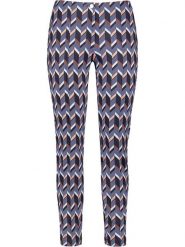 Gerry Weber Spodnie w kolorze granatowo-pomarańczowym rozmiar: 44. Niebieskie rurki damskie Gerry Weber, bez wzorów, z materiału. Za 123.25 zł.