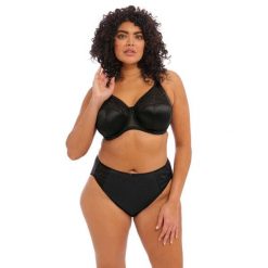 Figi damskie Elomi Cate. Czarne figi ELOMI, bez wzorów. Za 173.00 zł.