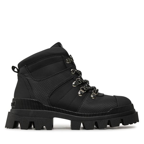 Trapery Desigual. Czarne trapery damskie Desigual, bez zapięcia. Za 359.99 zł.