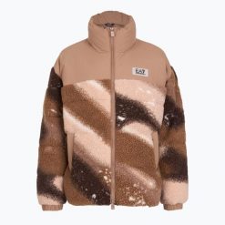 Kurtka damska EA7 Train Contemporary Sport Medium Padded. Brązowe kurtki sportowe damskie EA7 Emporio Armani, l, bez wzorów, z materiału, bez kaptura. Za 899.99 zł.