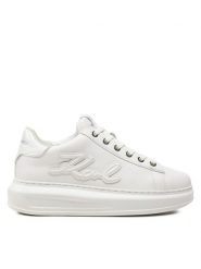 KARL LAGERFELD Sneakersy KL62511A Biały. Białe obuwie sportowe damskie KARL LAGERFELD, ze skóry, bez zapięcia. Za 569.99 zł.