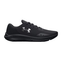 Buty treningowe damskie Under Armour W Charged Pursuit 3. Czarne obuwie sportowe damskie Under Armour, z gumy, bez zapięcia, do biegania. Za 160.99 zł.