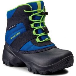 Obuwie dziecięce: Śniegowce COLUMBIA - Childrens Rope Tow II Waterproof BC1322 Blue Magic/Green Mamba 426