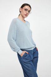Sweter damski Dario MARELLA. Swetry klasyczne damskie Marella, s, bez kołnierzyka. W wyprzedaży za 975.20 zł.