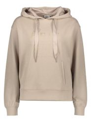 ONLY Bluza w kolorze beżowym rozmiar: S. Brązowe bluzy damskie Only, s, bez wzorów, z materiału, z kapturem. Za 79.59 zł.