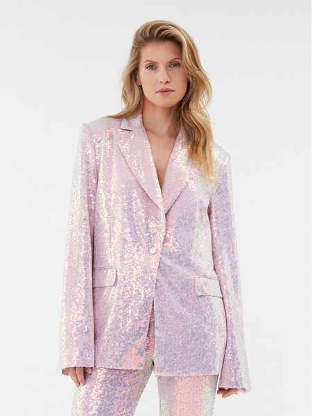ROTATE Marynarka Sequin 1113712208 Różowy Oversize. Czerwone marynarki i żakiety damskie ROTATE, bez wzorów, z syntetyku. Za 1,069.00 zł.