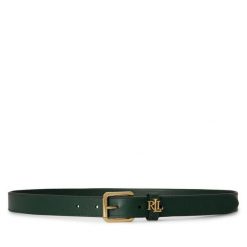 Pasek LAUREN RALPH LAUREN. Zielone paski damskie Lauren Ralph Lauren, bez wzorów. Za 419.99 zł.