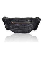 Bellicci Skórzana saszetka "Elliot" w kolorze czarnym - 30 x 14 x 8,5 cm rozmiar: onesize. Czarne nerki i saszetki damskie Bellicci, bez wzorów, z materiału. Za 215.45 zł.