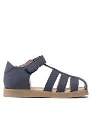 Lasocki Kids Sandały CI12-CAPSULE-04 Granatowy. Niebieskie sandały dziewczęce Lasocki Kids, z nubiku, bez obcasa, bez zapięcia. Za 179.99 zł.