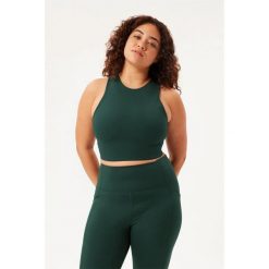 Biustonosz dla kobiet Girlfriend Collective Dylan. Zielone biustonosze sportowe damskie GIRLFRIEND COLLECTIVE, bez wzorów. Za 257.50 zł.