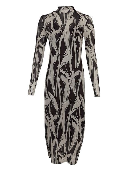 MOSS COPENHAGEN Sukienka "Janiella Illenora" w kolorze czarno-szarym rozmiar: S. Czarne sukienki damskie Moss Copenhagen, bez wzorów, z poliamidu, bez ramiączek. Za 118.28 zł.