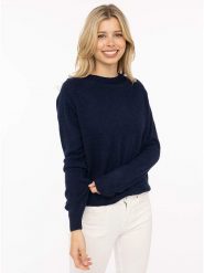Zwillingsherz Kaszmirowy sweter w kolorze granatowym rozmiar: XL. Niebieskie swetry klasyczne damskie Zwillingsherz, xl, z kaszmiru, bez kołnierzyka. Za 404.95 zł.