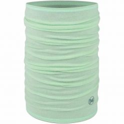 Komin chusta wielofunkcyjna z wełny merino lightweight. Zielone chusty damskie Buff, bez wzorów, z wełny. Za 123.99 zł.