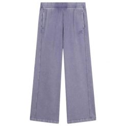 Spodnie Champion Wide Leg Pants Damskie. Niebieskie spodnie sportowe damskie Champion, l, bez wzorów, z bawełny, z standardowym stanem. Za 270.99 zł.