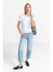 Rich & Royal Koszulka w kolorze białym rozmiar: M. Białe bluzki damskie Rich & Royal, m, bez wzorów, bez kołnierzyka, bez ramiączek. Za 113.63 zł.