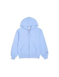 Bluza damska Champion Full Zip Hoodie Sweatshirt 117787. Fioletowe bluzy damskie Champion, xl, bez wzorów, z bawełny, bez kaptura. Za 216.99 zł.