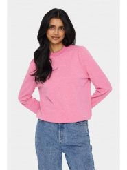 SAINT TROPEZ Bluza "Saint Tropez" w kolorze jasnoróżowym rozmiar: S. Różowe bluzy damskie Saint Tropez, s, bez wzorów, bez kaptura. Za 92.86 zł.