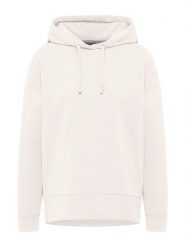 ELBSAND Bluza "Mathea" w kolorze białym rozmiar: S. Białe bluzy damskie ELBSAND, s, bez wzorów, z kapturem. Za 162.49 zł.