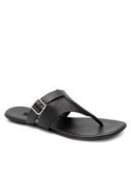 Gino Rossi Japonki YARA-6610 Czarny. Czarne klapki damskie Gino Rossi, bez wzorów, ze skóry, bez obcasa, bez zapięcia. Za 279.99 zł.