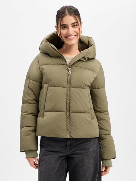 Marie Lund Kurtka puchowa Kobiety zielony, 36. Zielone kurtki damskie Marie Lund, bez wzorów, z puchu, bez kaptura. Za 399.95 zł.